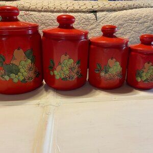 Kromex Vintage Containers - Matching Set of 4